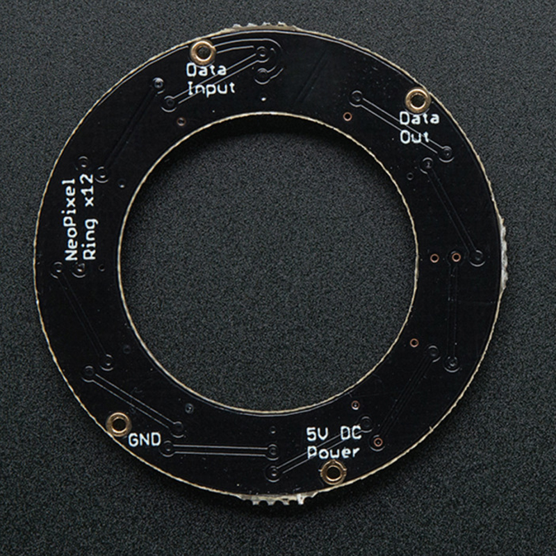 Neopixel Ring-WS2812 12X5050 RGB LED Built-in Full Color Driver Light Neopixel Ring-WS2812 12X5050 RGB LED Built-in Full Color Driver Light